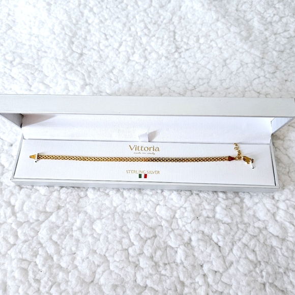 WOMEN'S BRACELET STERLING SILVER 925 ITALY - Picture 2 of 9